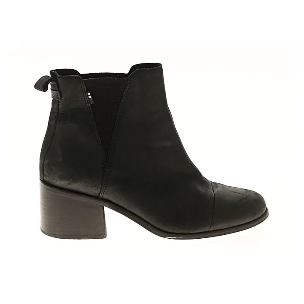 Toms Classic Black Ankle Booties